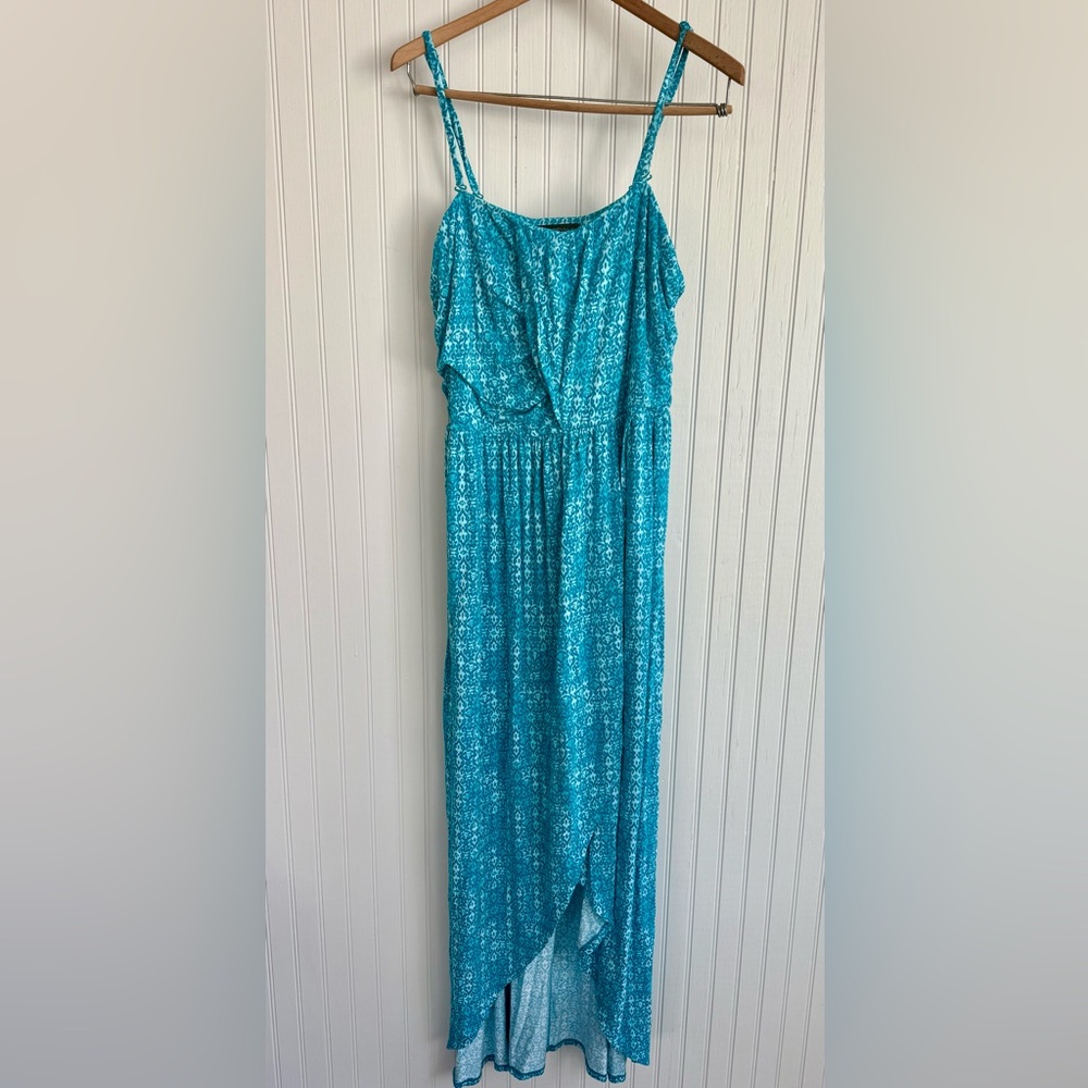 Lane Bryant Bright Blue Maxi Dress Size 18